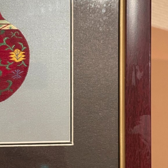 Set of 3 Embroidered Art - Plus Bonus Photo Frame - Picture 9 of 14